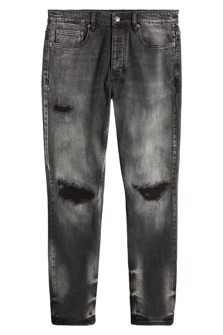 Wolfgang Tektonik Slim Tapered Jeans, Alternate, color, BLACK