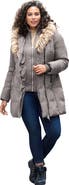 Roaman's Plus Size Double Layer Puffer Coat