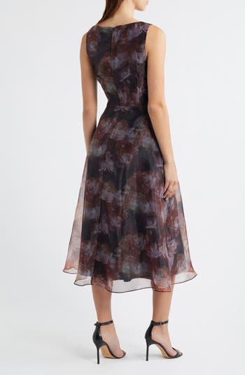 Floral Cocktail Midi Dress