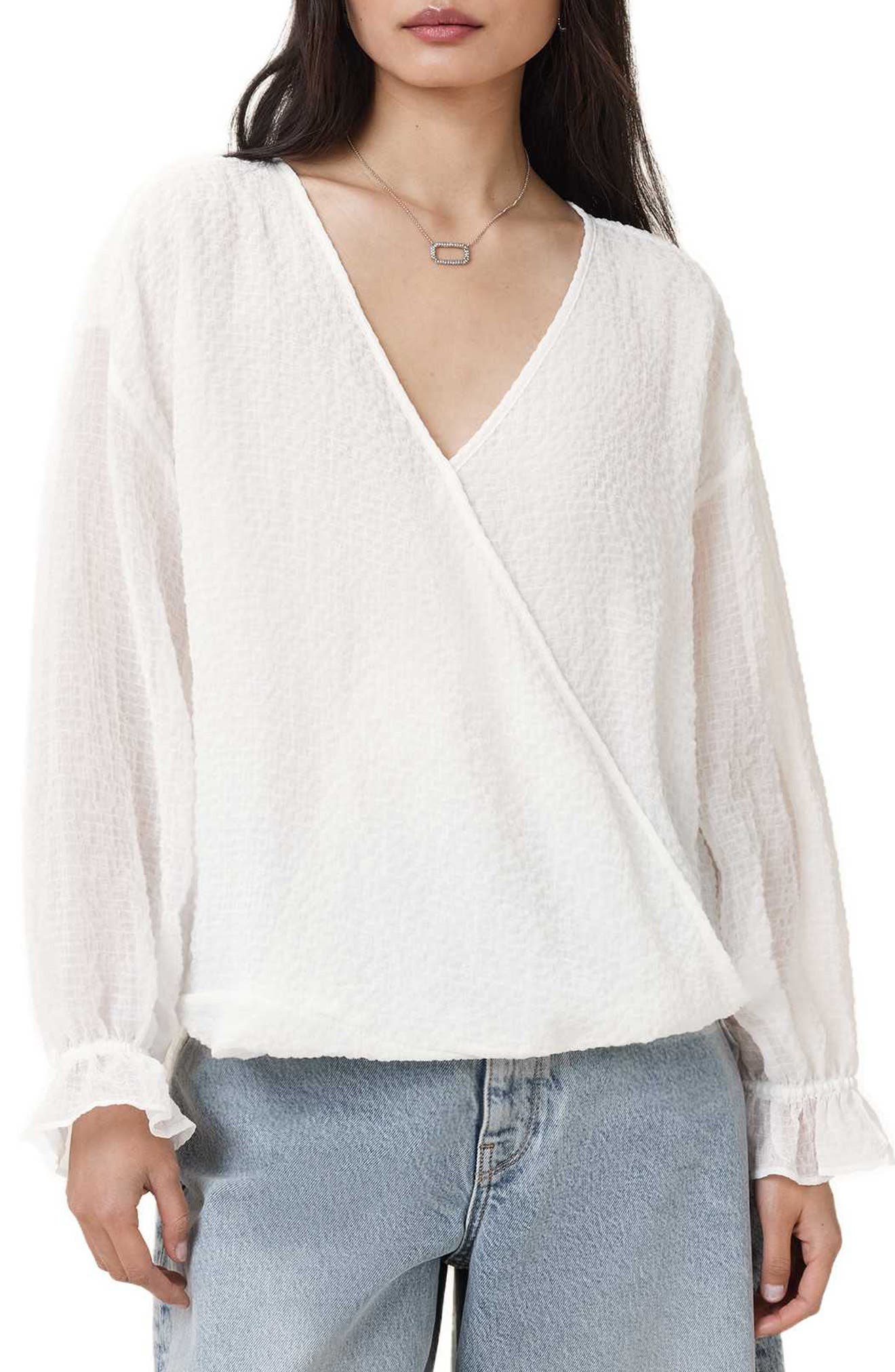 AllSaints Penny Textured Top