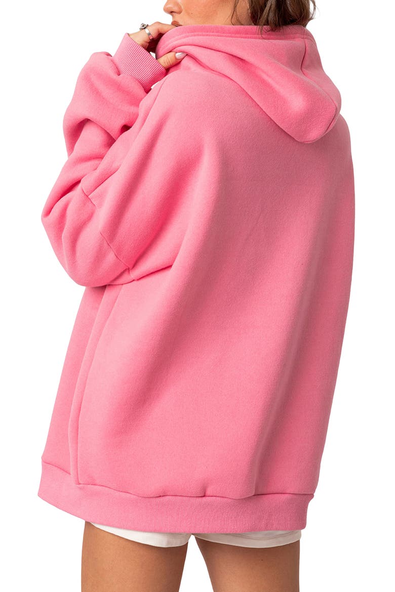 Barcelona Oversize Graphic Hoodie, Alternate, color, PINK