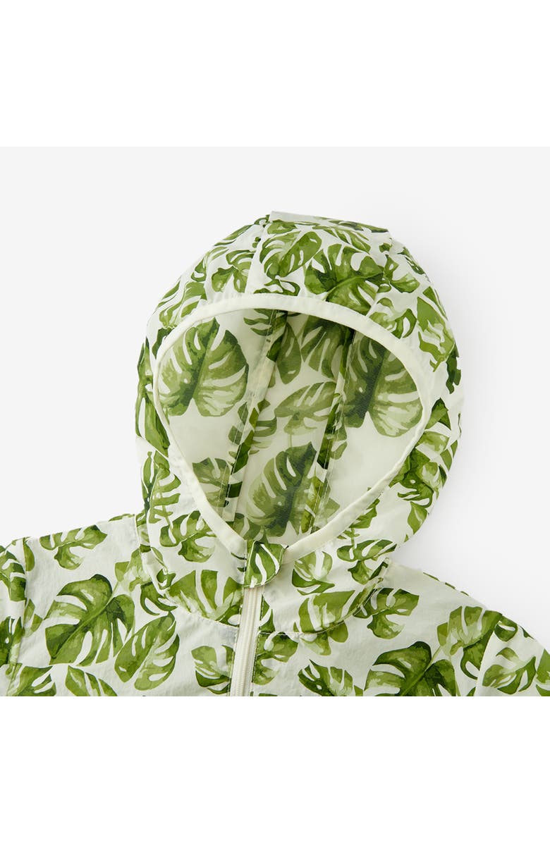 Milkbarn Sun Shield Windbreaker Jacket, Alternate, color, Island Leaf