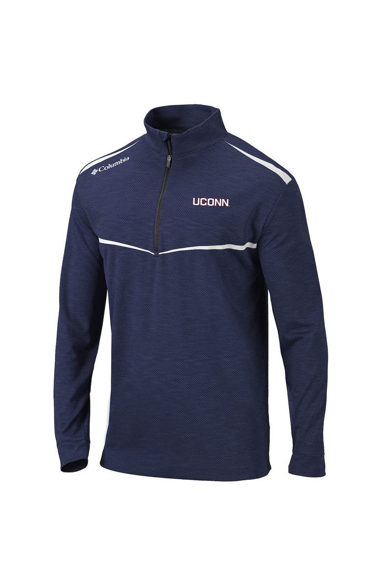 Columbia Men's Columbia Navy UConn Huskies Scorecard Quarter-Zip Jacket, Alternate, color, 