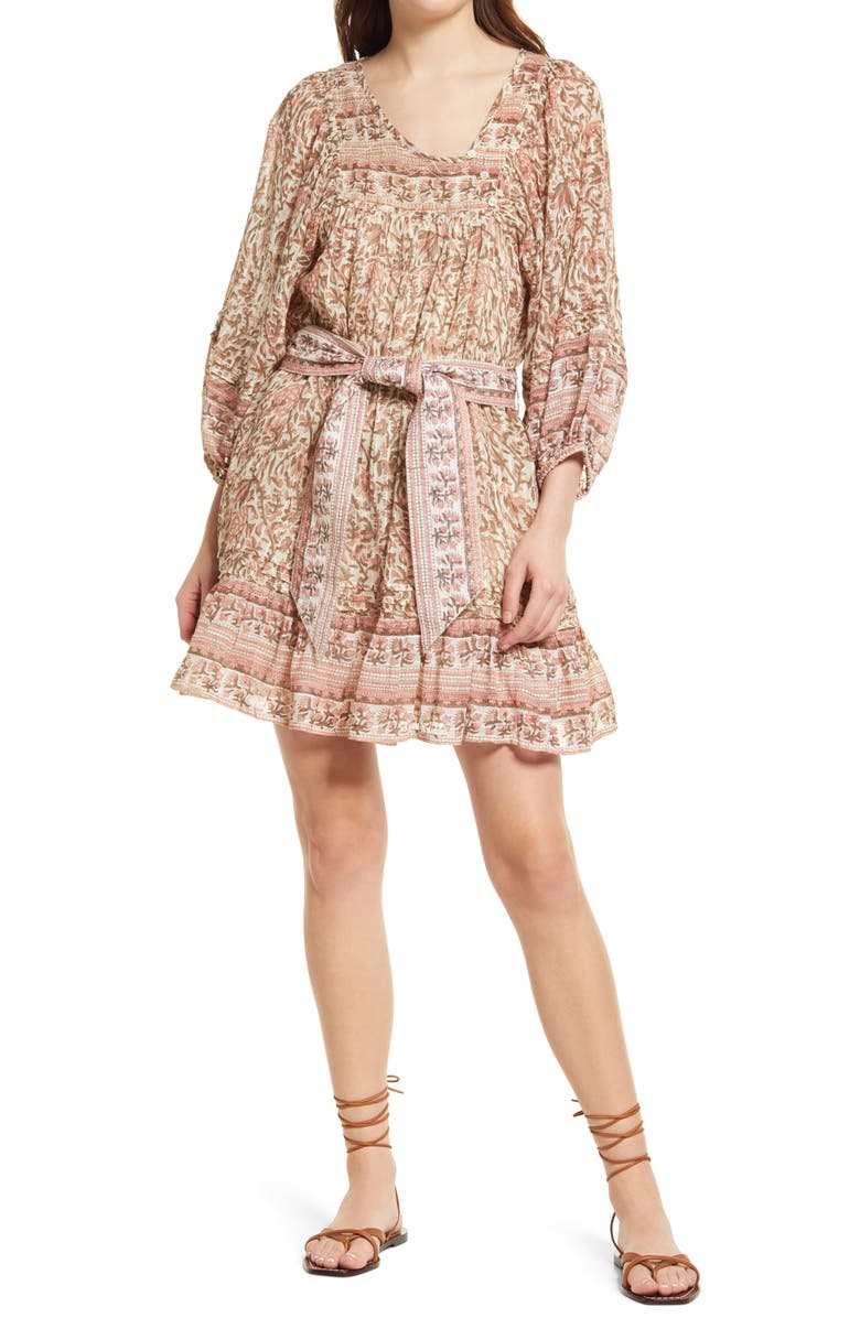 Cleobella Vivian Organic Cotton Minidress, Main, color,