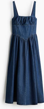 H&M Denim Midi Dress