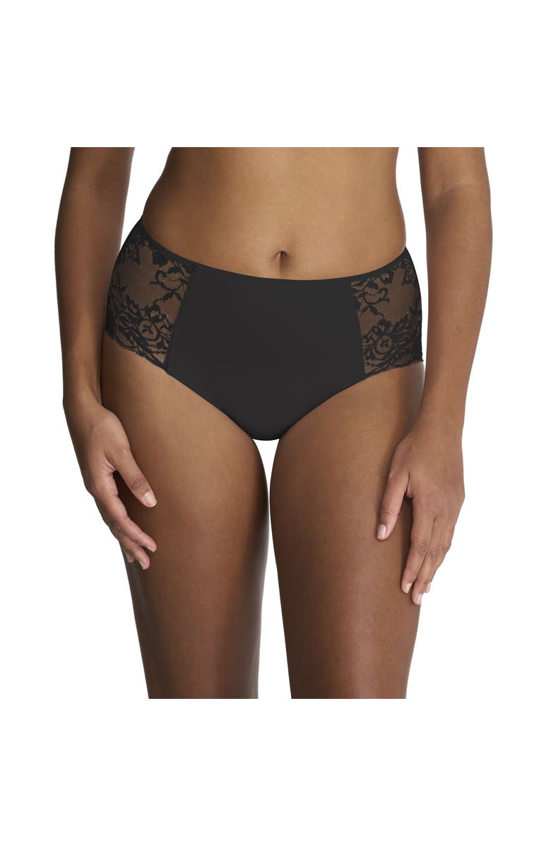 Natori Statement Lace Full Brief, Main, color, Black