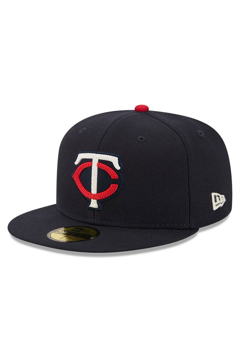 Men's New Era Navy Minnesota Twins 2026 Field of Dreams 59FIFTY Fitted Hat, Main, color, Navy