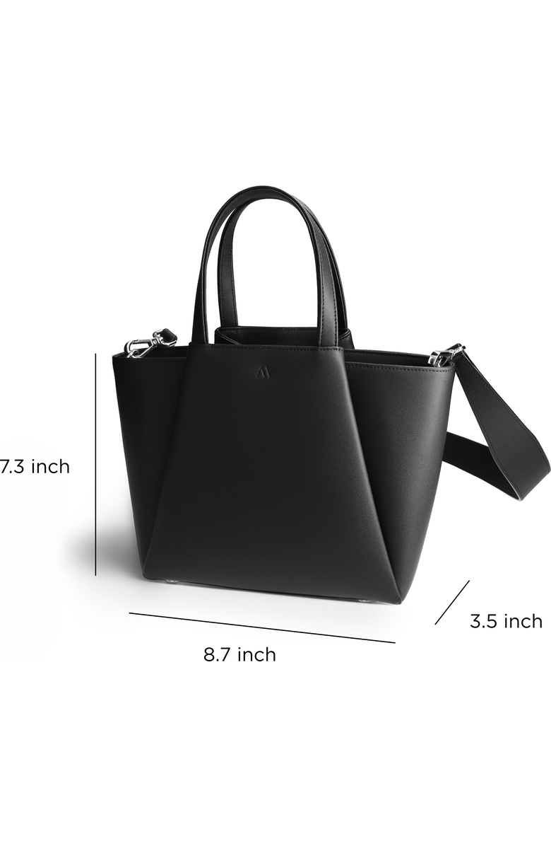 KAAI Mini Pyramid Cross Shoulder Bag, Alternate, color, Black