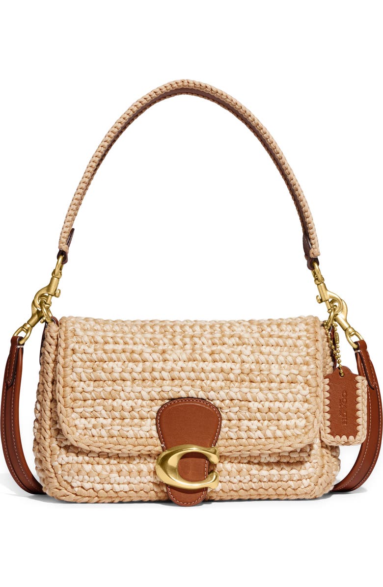 COACH Tabby Soft Crochet Shoulder Bag, Main, color,