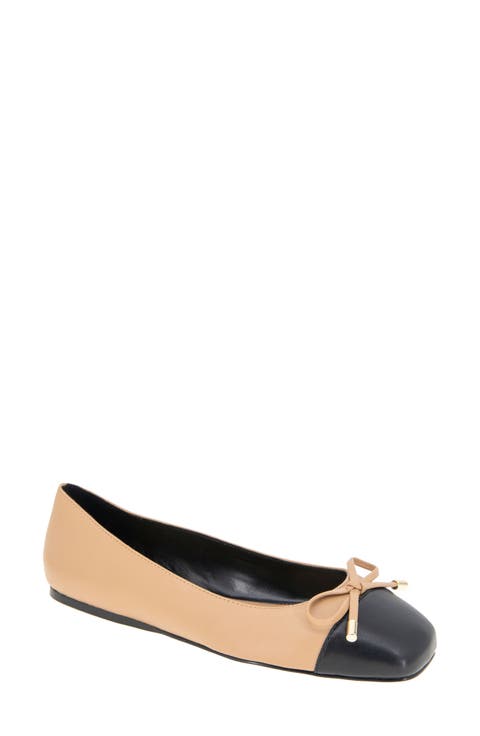 Hartly Cap Toe Ballet Flat (Women)