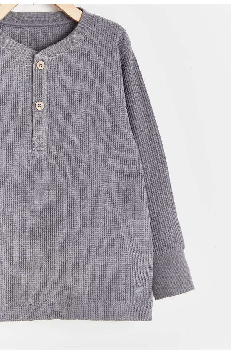 Babycottons Sweatshirt Waffle for Toddler, Alternate, color, Grey