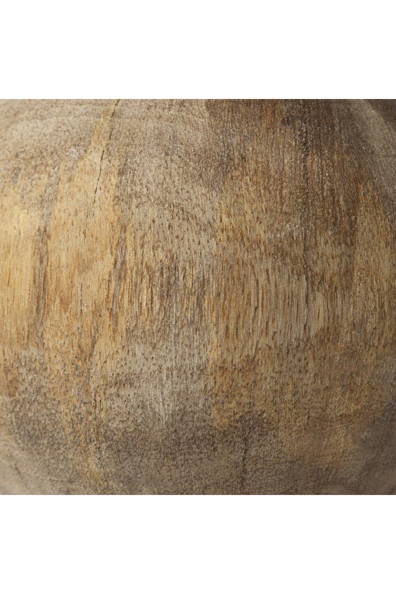 Carrick Set of 3 Natural Wood Decorative Spheres, Alternate, color, Brown