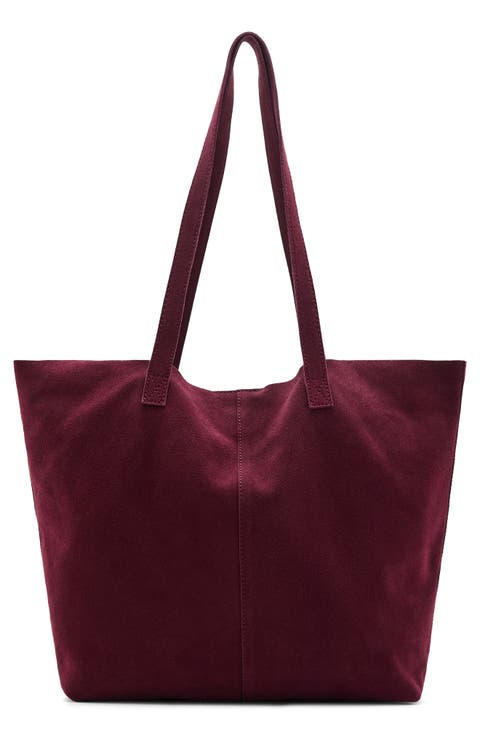 Suede Tote Bag