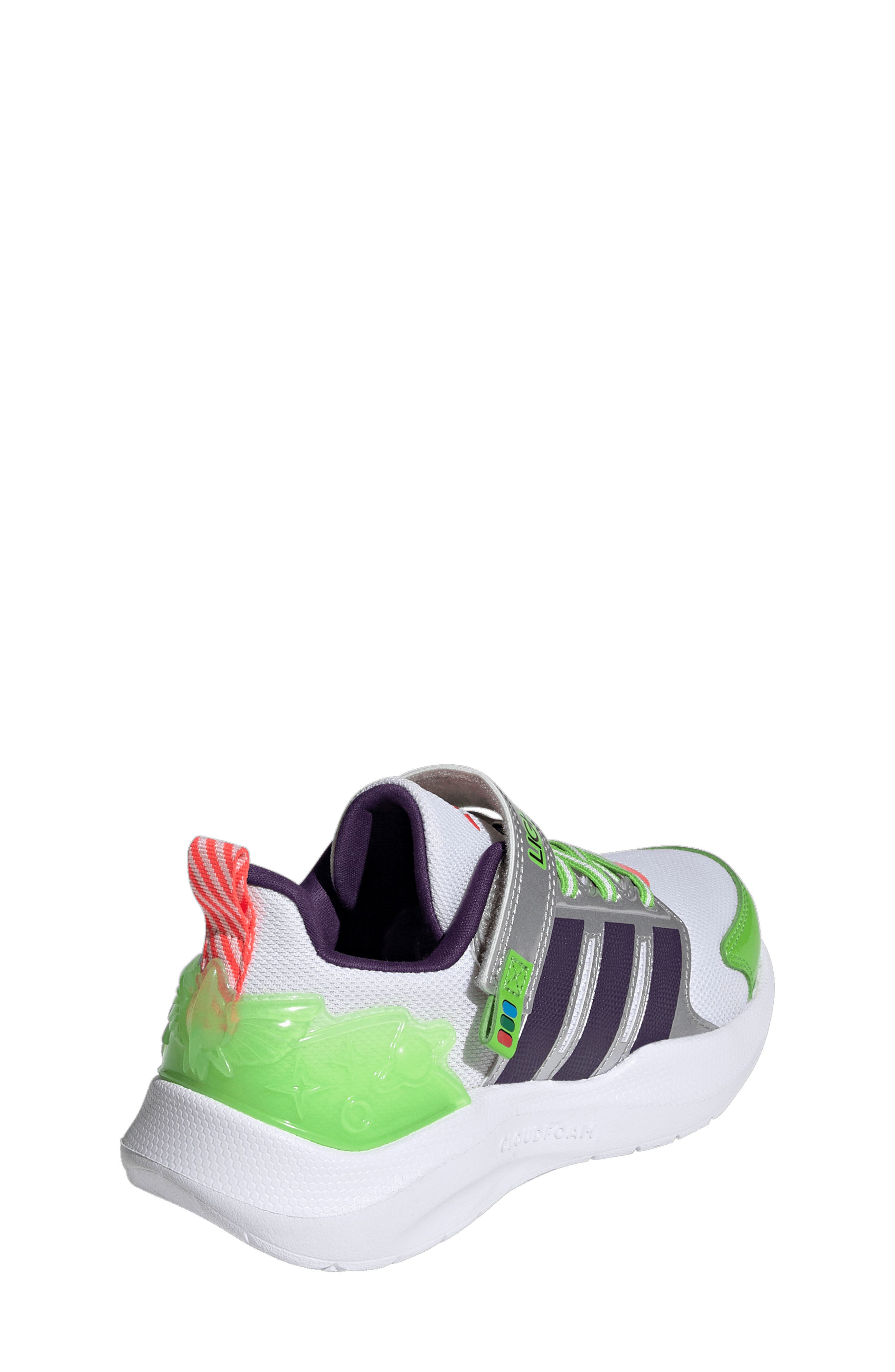 Kids' Lightorama Runner Buzz Sneaker, Alternate, color, WHITE/ VIOLET/ LUCID RED