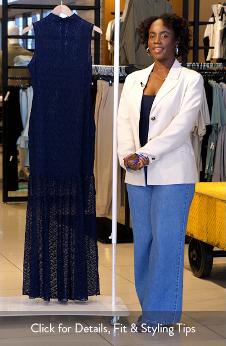 Stretch Lace Trumpet Dress, sales video thumbnail