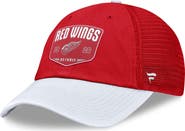 FANATICS Men's Fanatics Red Detroit Red Wings Fundamental One-Time Trucker Adjustable Hat