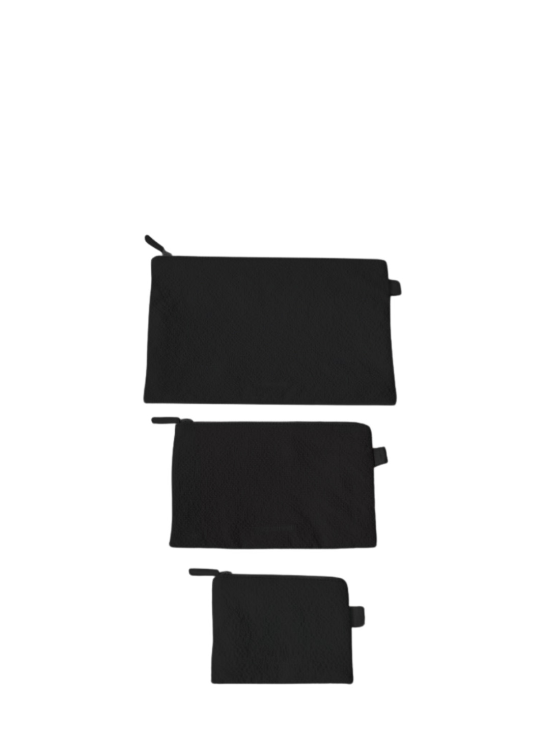 AUGUSTNOA Travel Pouch Set, Alternate, color, Black