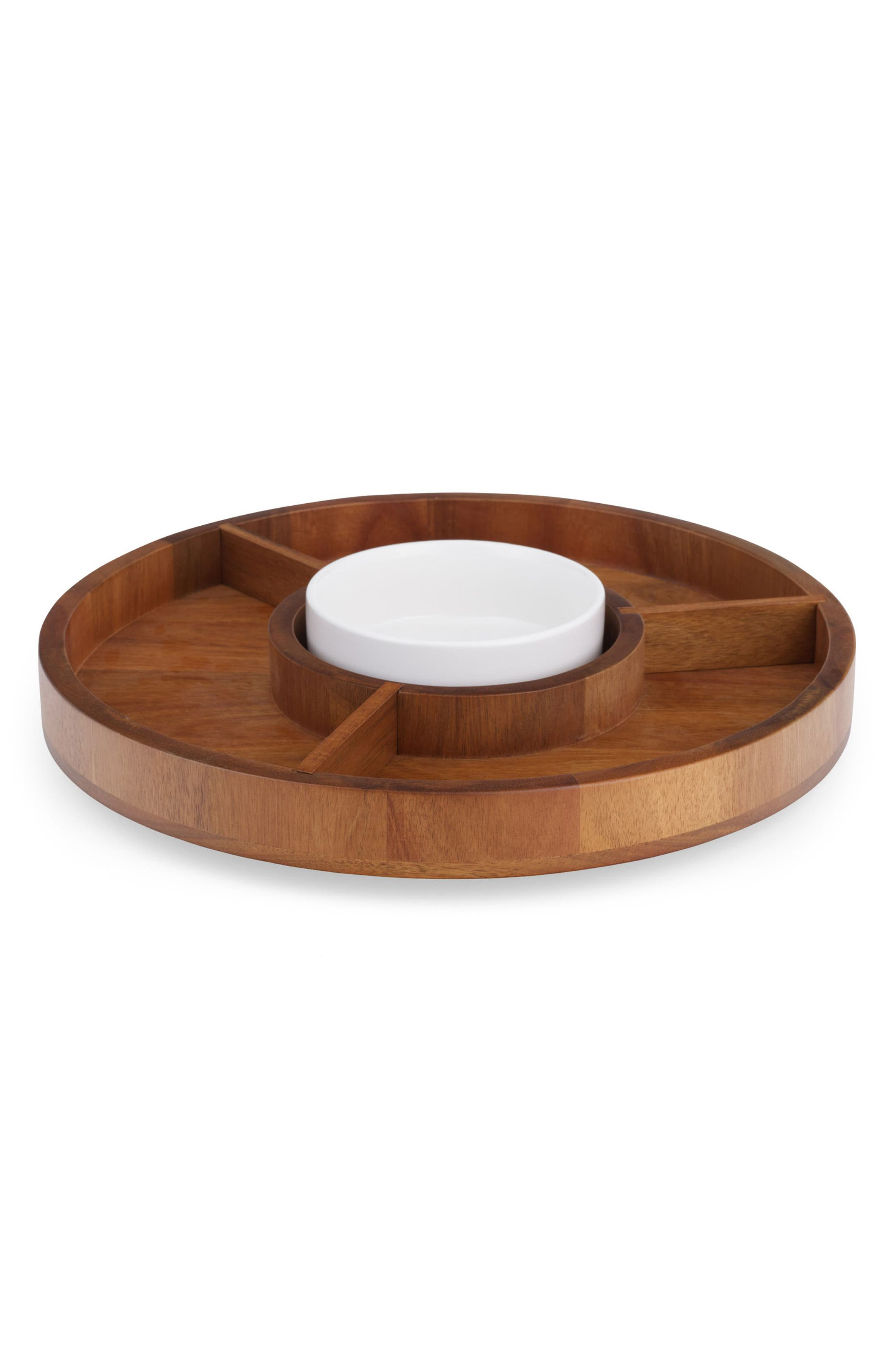 Nambé Duets Lazy Susan - Brown