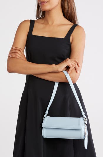Faux Leather Baguette Bag
