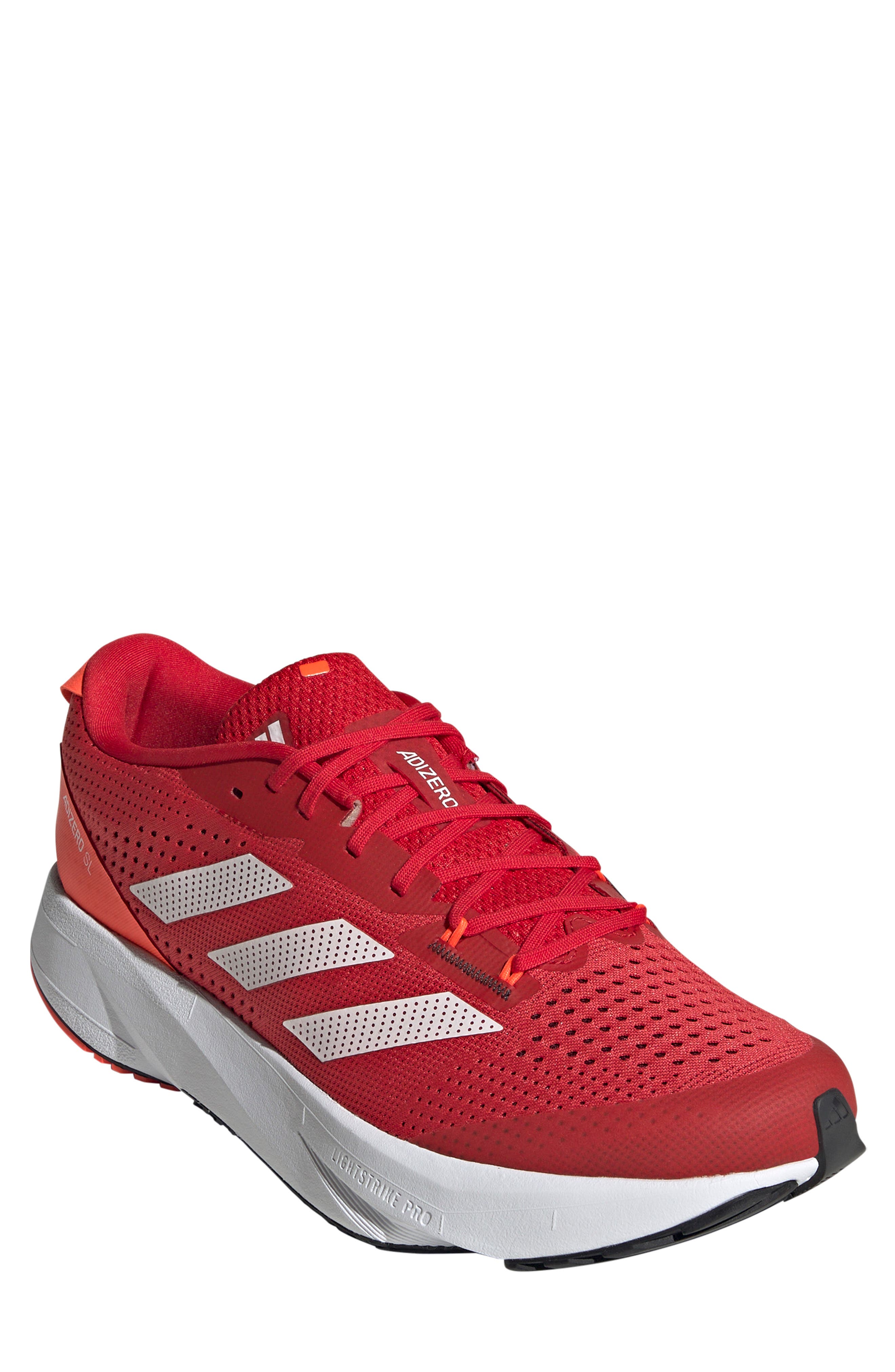 Adizero SL Running Shoe, Main, color, SCARLET/ WHITE/ RED