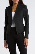 Theory Lanai Open Front Stretch Wool Blazer