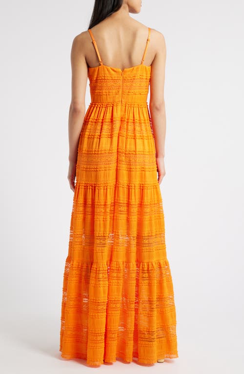 ELIZA J ELIZA J LACE INSET DETAIL MAXI SUNDRESS
