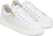 NeroGiardini Perforated Side Zip Sneaker