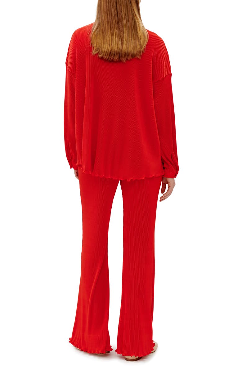 Sleeper Origami Lettuce Edge Plissé Pajamas, Alternate, color, 