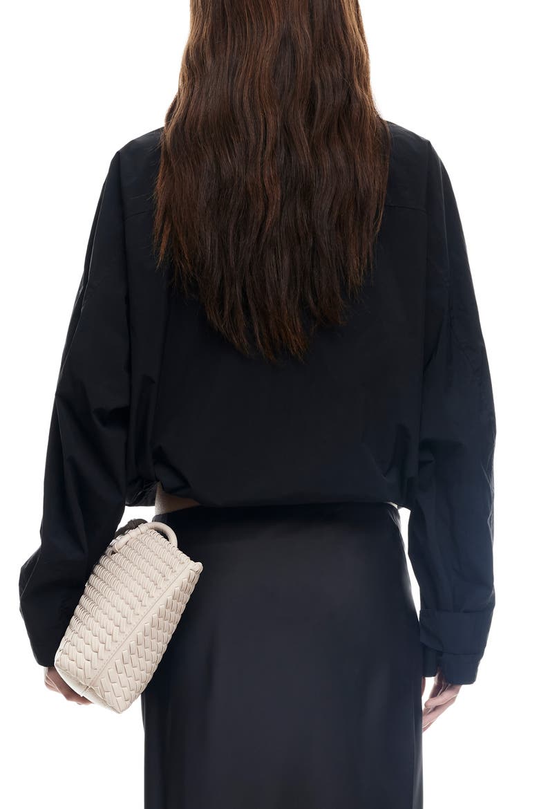 Shoreline Cotton Jacket, Alternate, color, NOIR