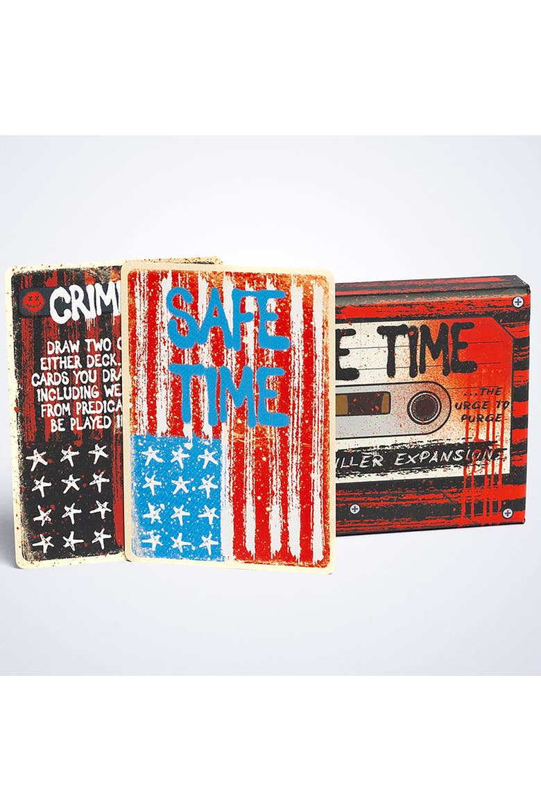 Crimetime Expansion Party Card Game, Alternate, color, Red