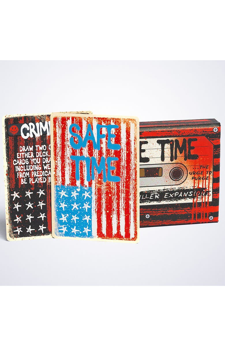 Psycho Killer Crimetime Expansion Party Card Game, Alternate, color, Red