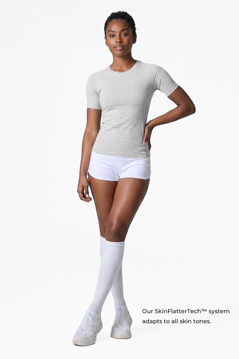 Women's PerformaWool Aero Weight Tee, Alternate, color, Glacier Gray