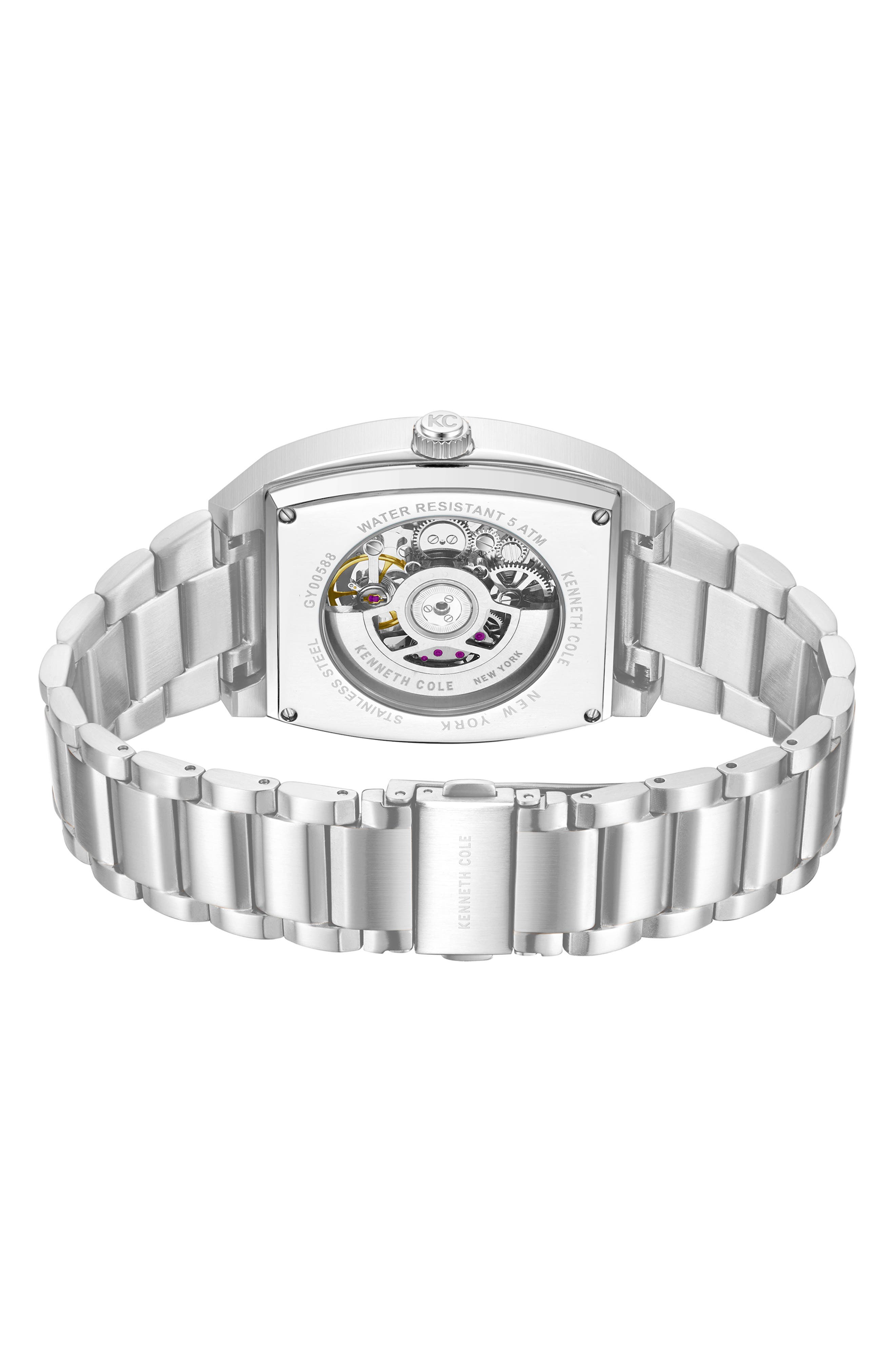 Kenneth Cole New York The Milford Tonneau Open Heart Automatic
