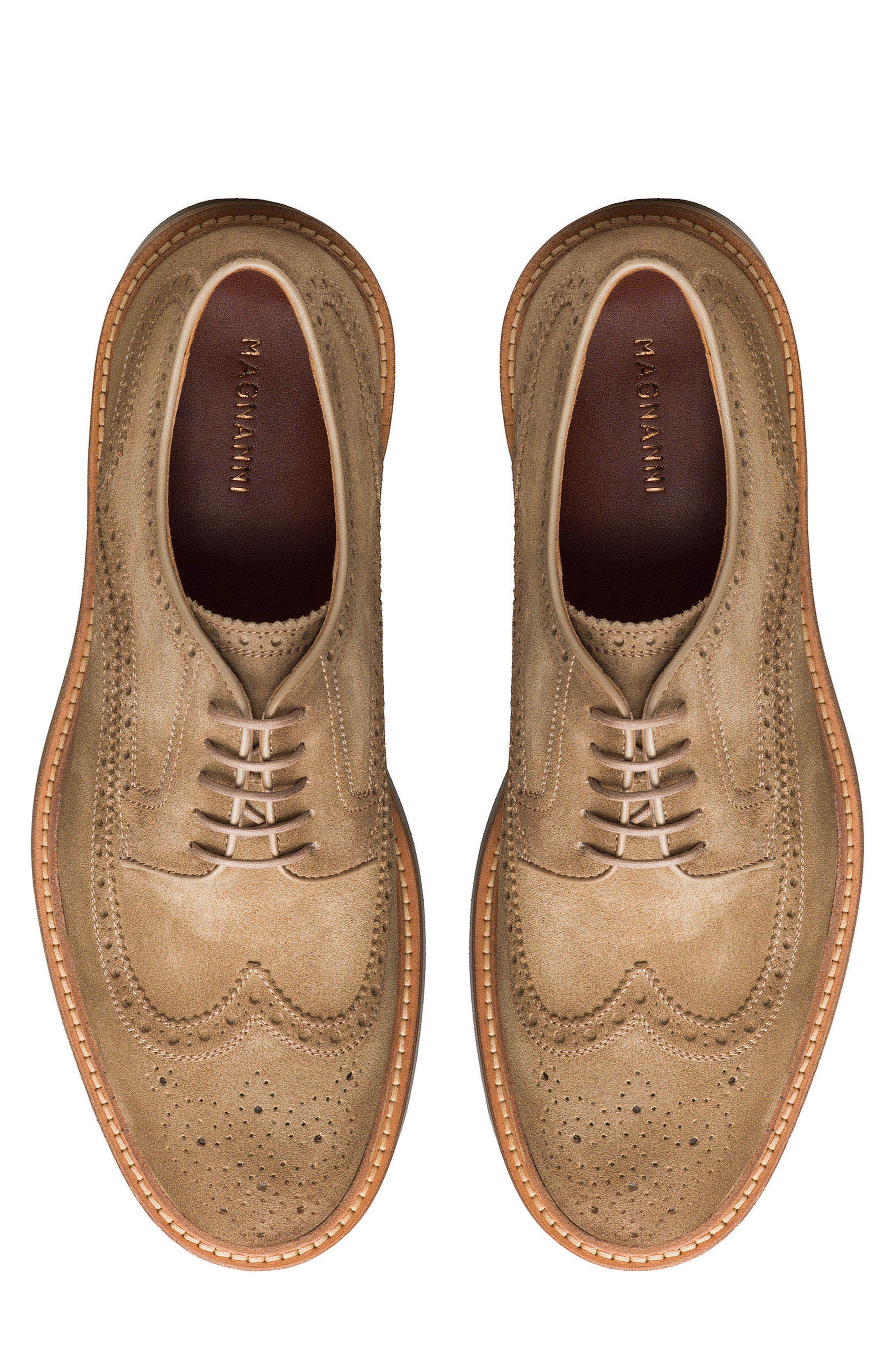 Apolo Suede Longwing Derby, Alternate, color, AVENA SUEDE