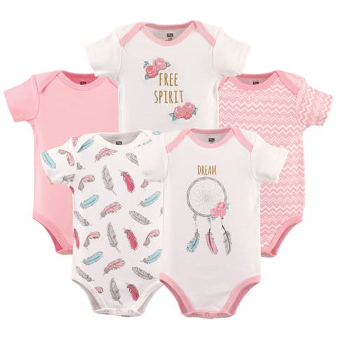 5Pk of Soft Cotton One-Pieces (Baby)