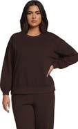 Lands' End Plus Size Relaxed Serious Sweats Long Sleeve Crewneck Sweatshirt