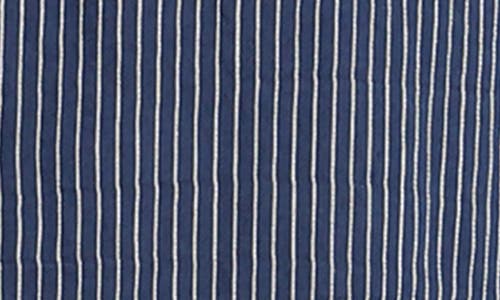 Mavi Jeans Stripe Button-up Shirt In Navy Striped