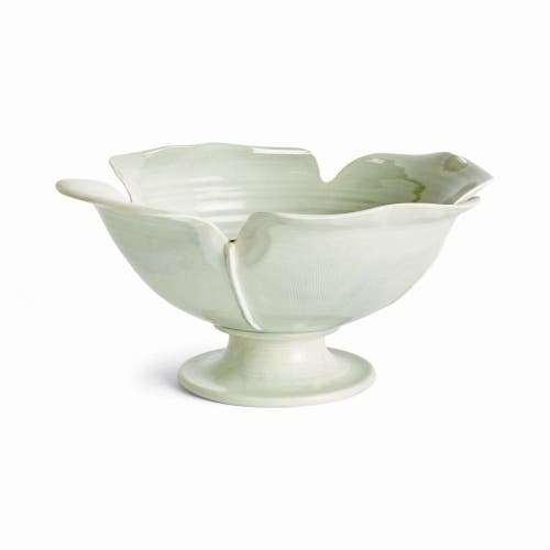 Napa Home & Garden Petalo Decorative Footed Bowl In Green