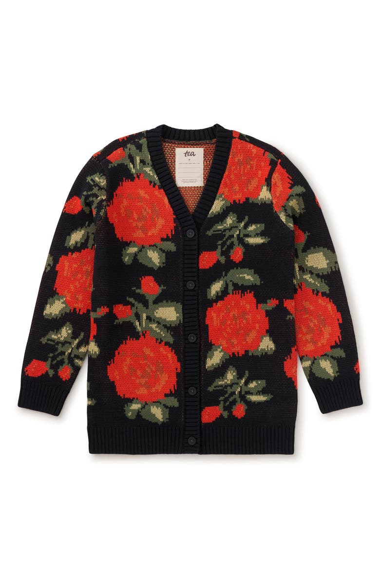 Tea Collection Turkish Rose Cardigan, Main, color, 