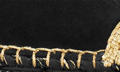 Tory Burch Mary Jane Espadrille Flat In Black