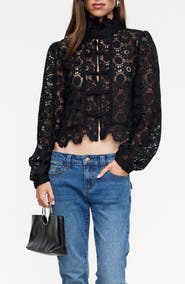 LIONESS Overtime Lace Top