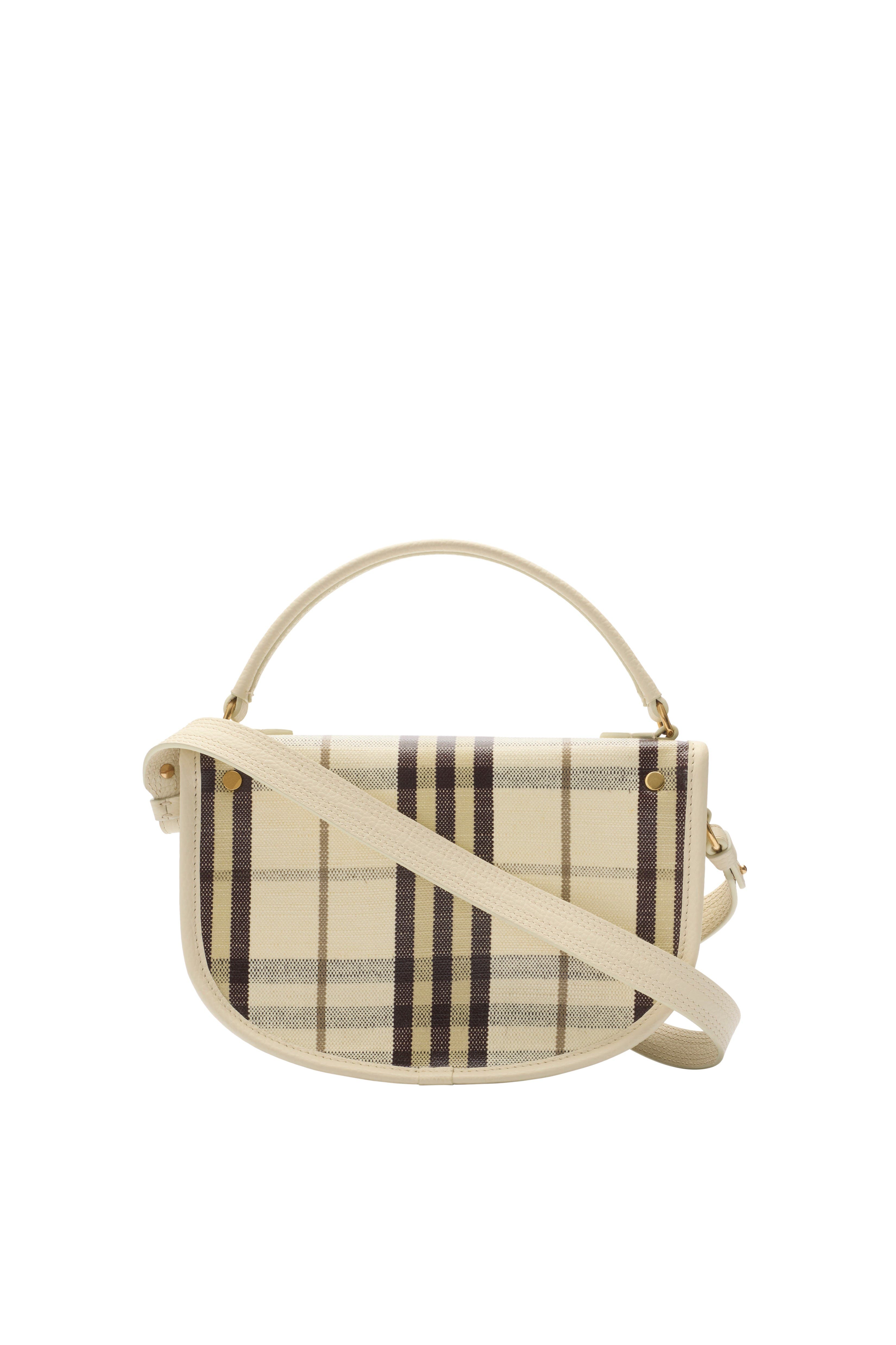 Burberry Highlands Crossbody Bag, Alternate, color, Light Beige