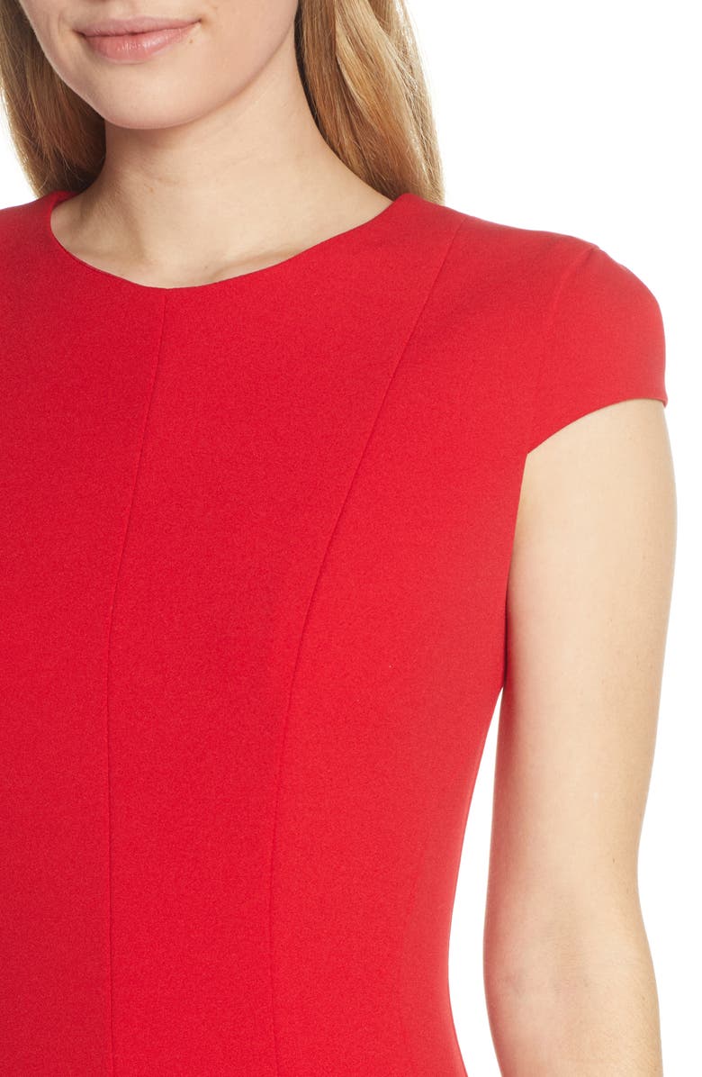 Julia Jordan Pleat Fit & Flare Dress, Alternate, color,