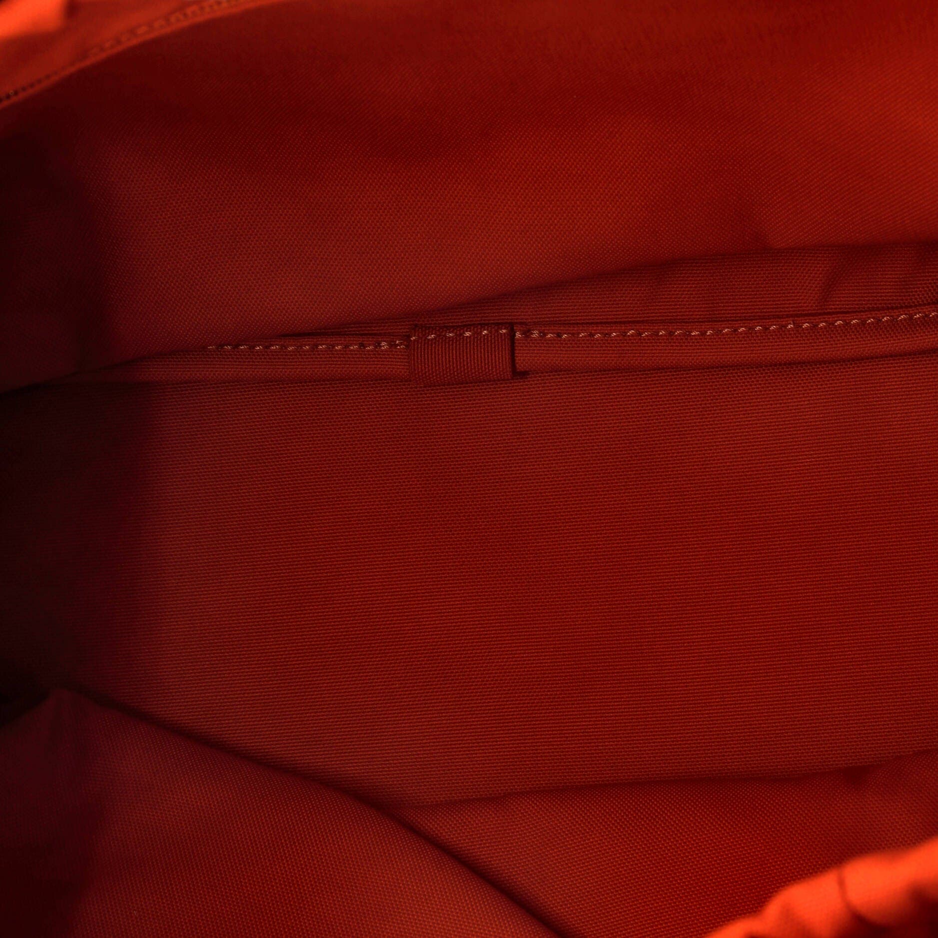 Pre-Owned Hermes Sac De Pansage Groom Handbag Canvas, Alternate, color, Bleu Nuit