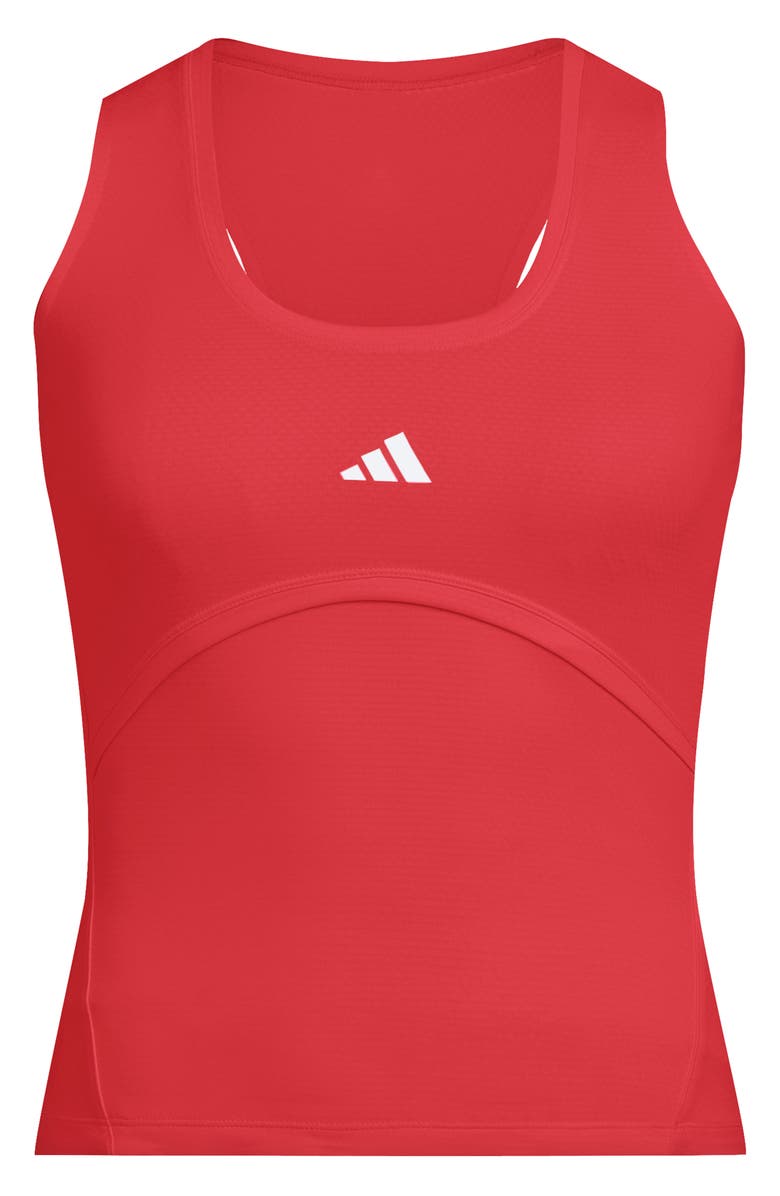 adidas Keyhole Back Recycled Polyester Racerback Tank, Alternate, color, Selure