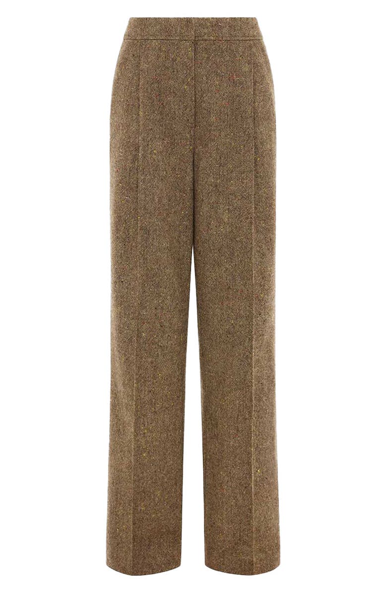ALIGNE Lena Wool Blend Straight Leg Pants, Alternate, color, Brown