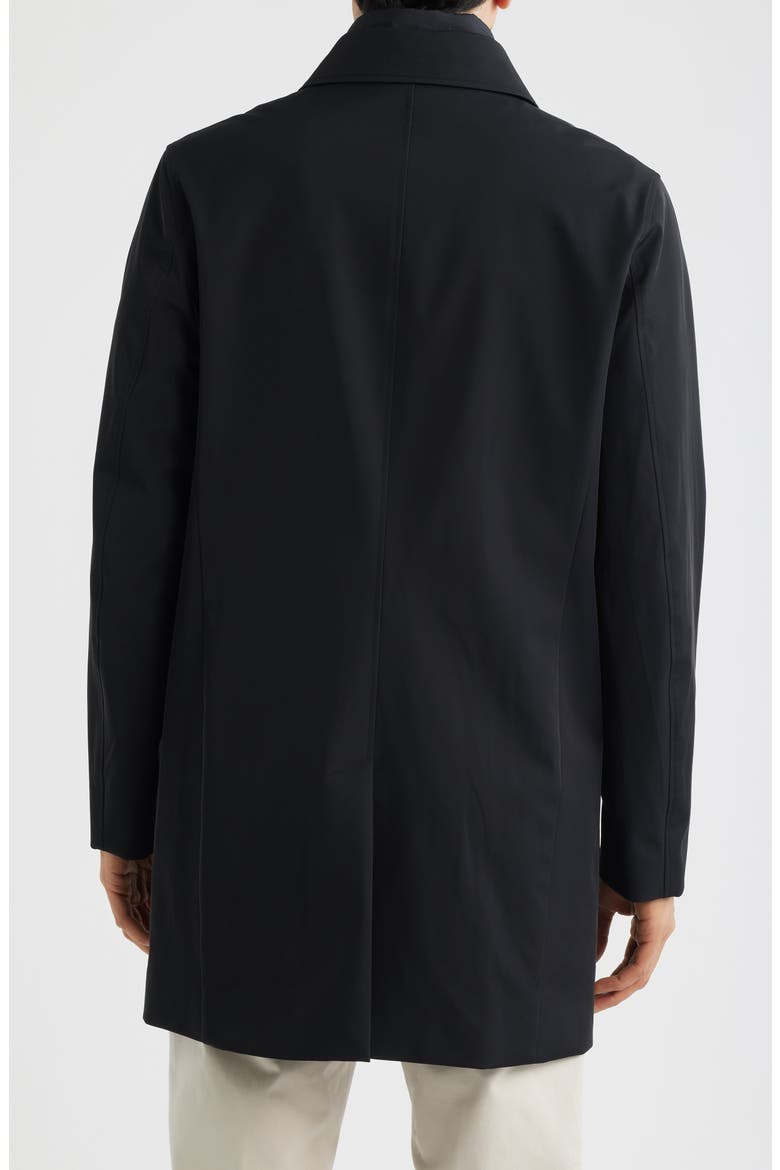 Logan Water Resistant Overcoat with Removable Funnel Neck Insert, Alternate, color, BLACK