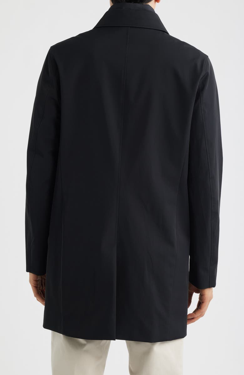Reiss Logan Water Resistant Overcoat with Removable Funnel neck Insert, Alternate, color, Black
