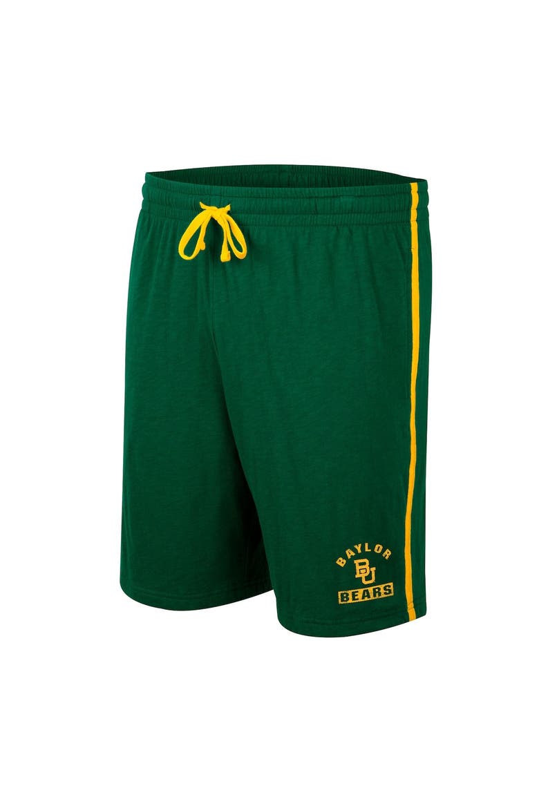 Men's Colosseum Green Baylor Bears Thunder Slub Shorts, Alternate, color, Green