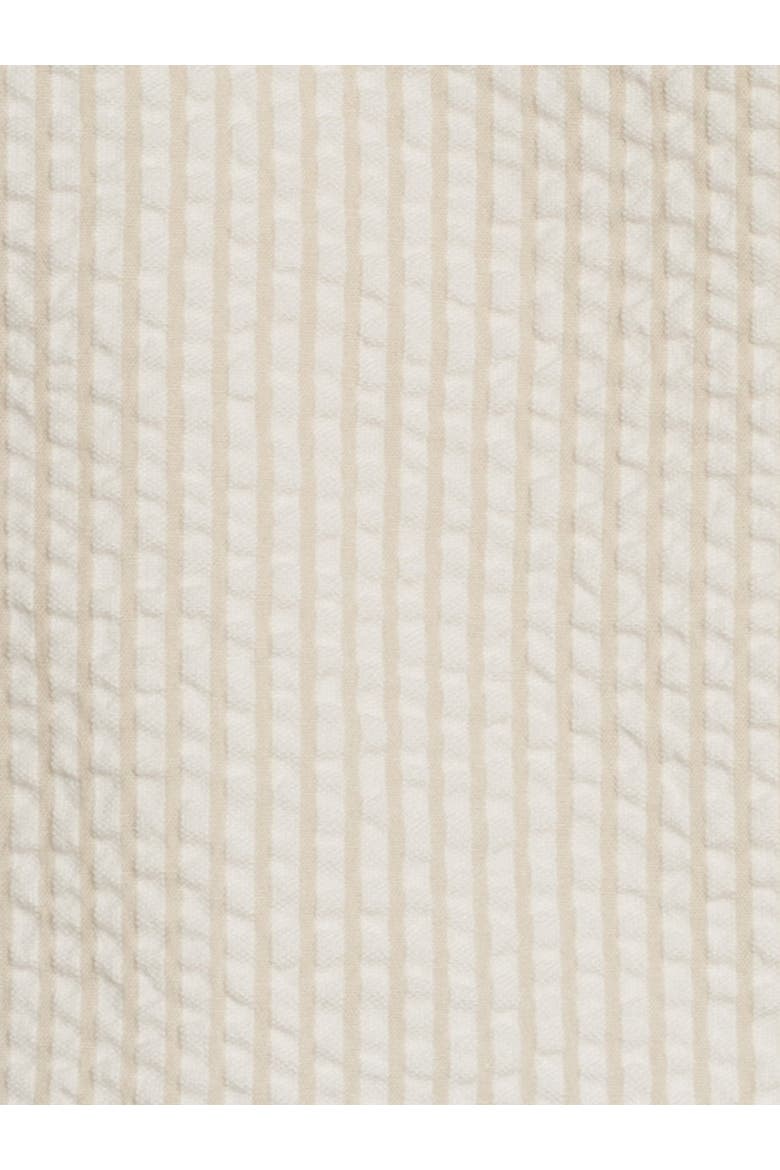 Organic Landon Seesucker Button Down, Alternate, color, Dune Stripe